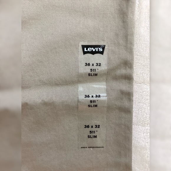 Mens Levi’s 511 36X32 | Slim Cut Khakis | 2015 | NWT - Picture 9 of 15